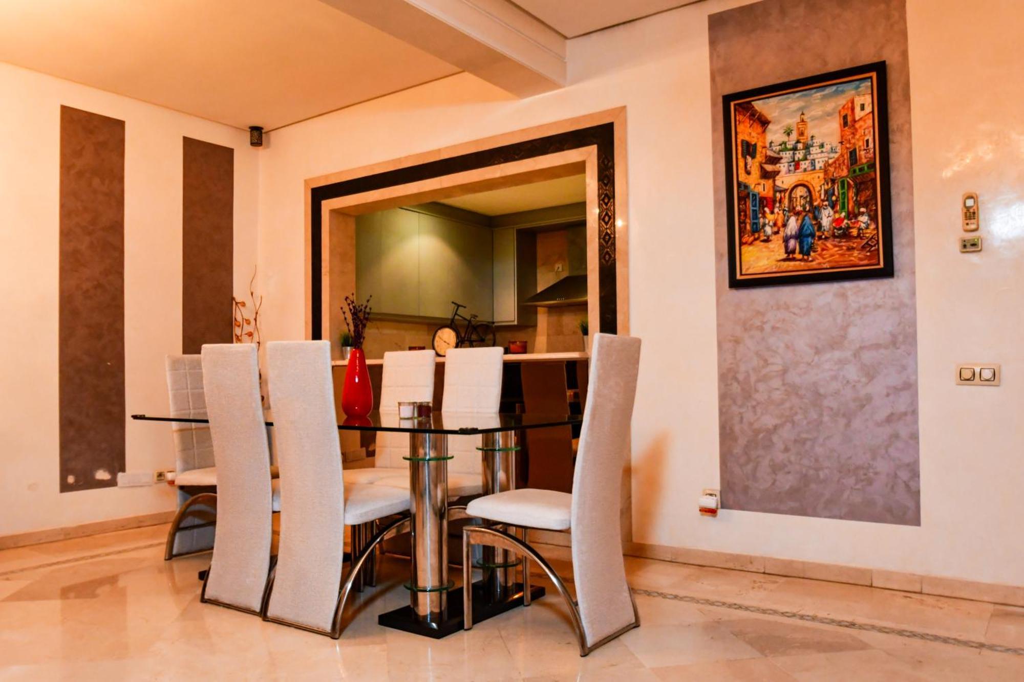 Appartement Haut Standing Gueliz Plaza Marrakesh Esterno foto