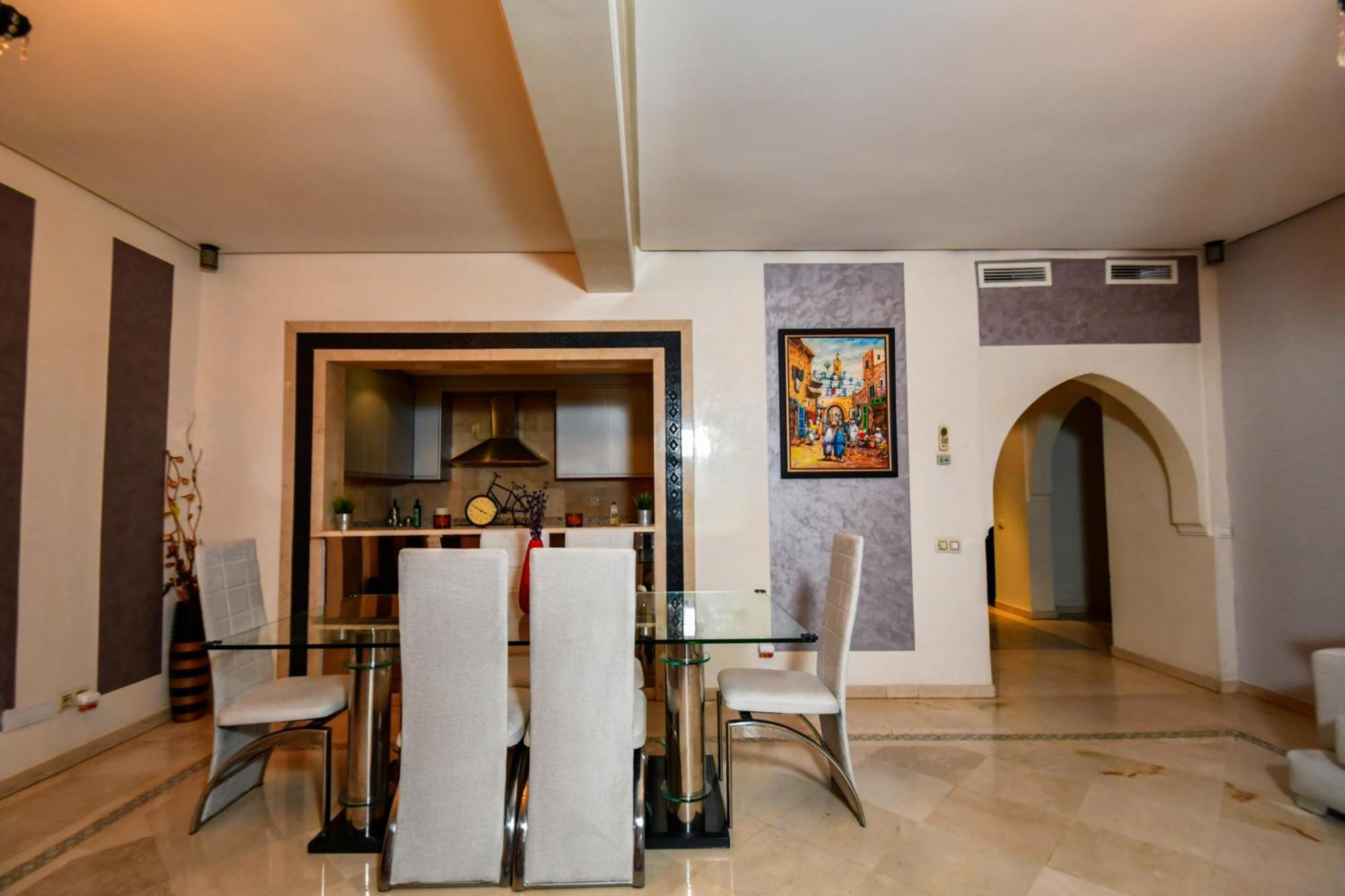 Appartement Haut Standing Gueliz Plaza Marrakesh Esterno foto