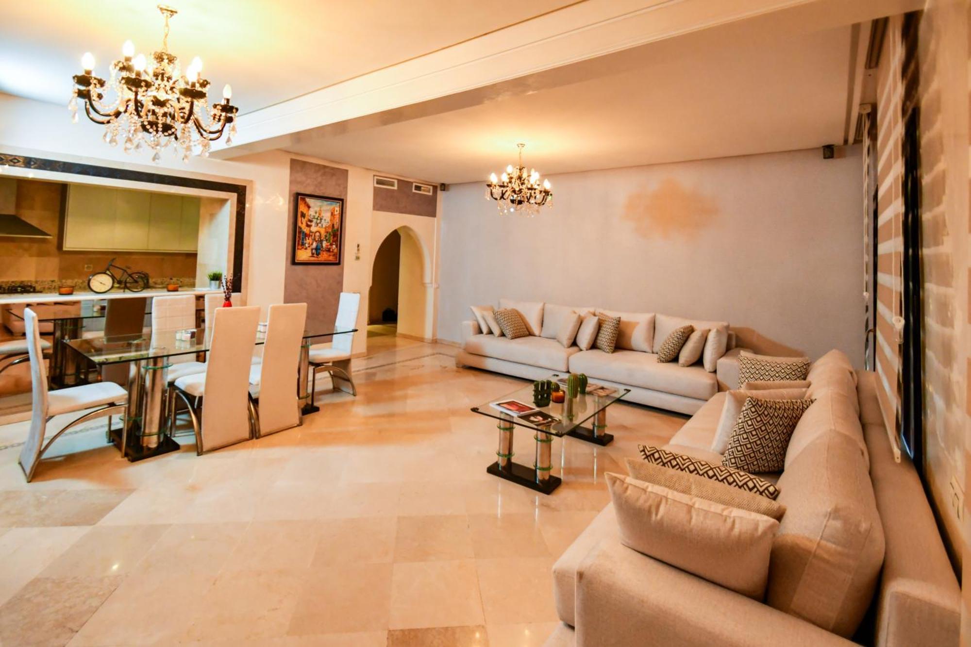Appartement Haut Standing Gueliz Plaza Marrakesh Esterno foto