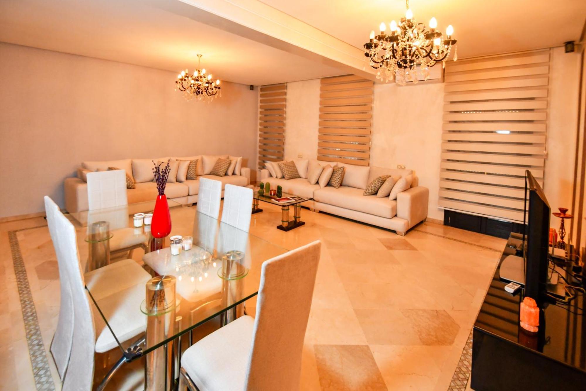 Appartement Haut Standing Gueliz Plaza Marrakesh Esterno foto